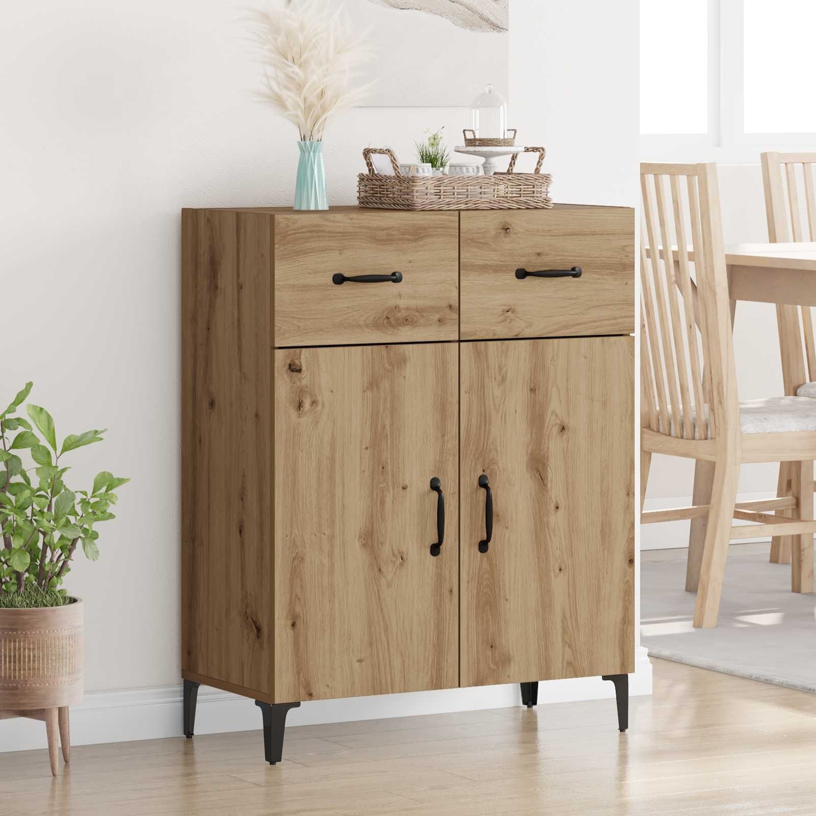 Dressoir Artisan Eiken 69,5x34x90cm - 66% Korting