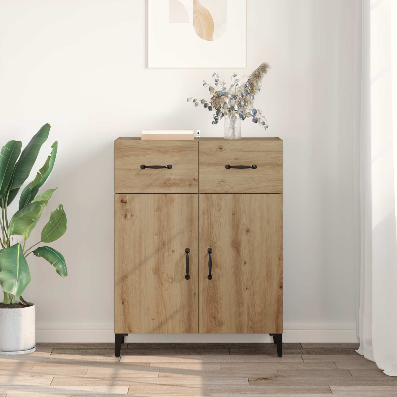 Dressoir Artisan Eiken 69,5x34x90cm - 66% Korting