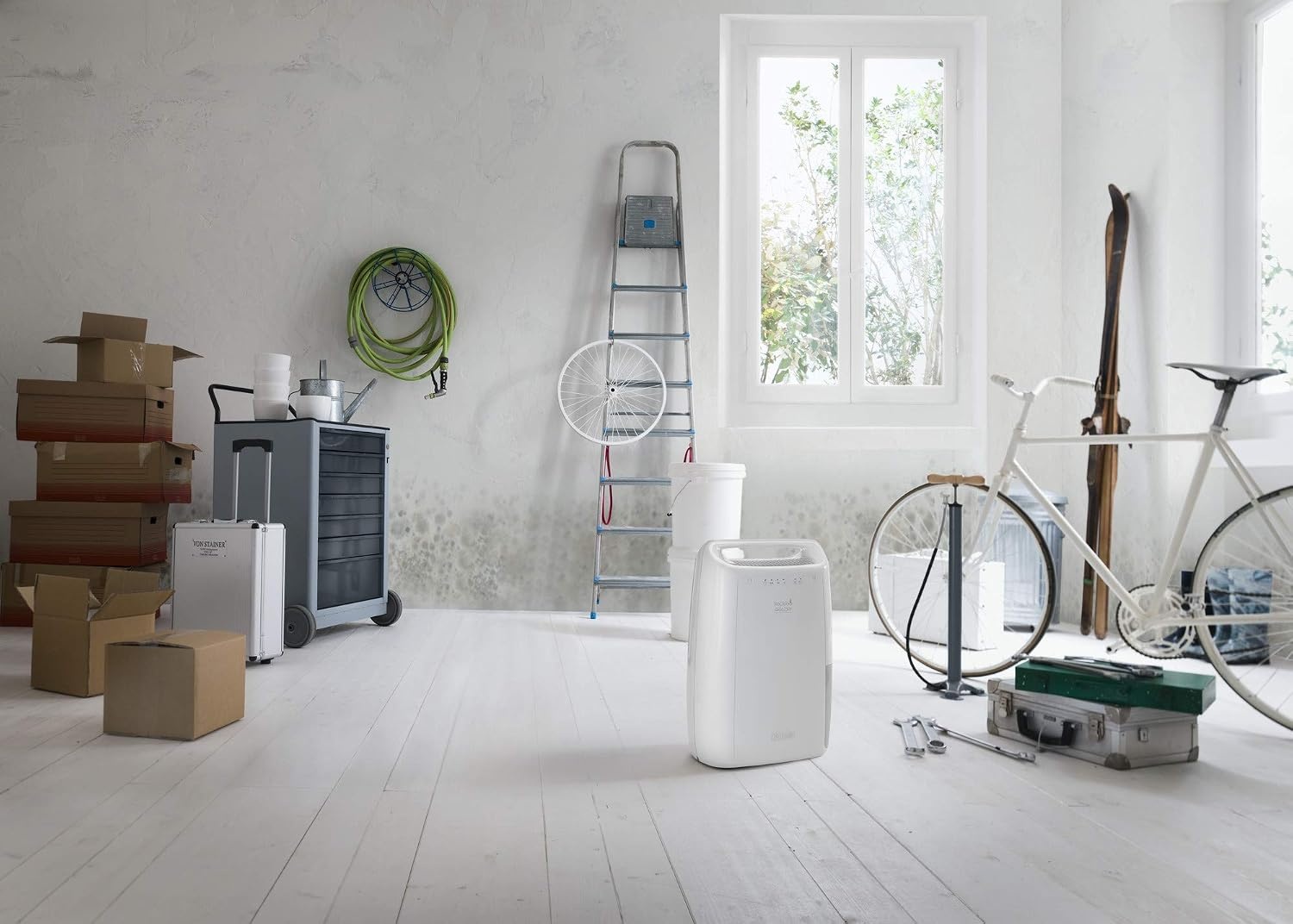 De'Longhi DEX210SF Luchtontvochtiger en Wasdroger - 10 Liter - Wit