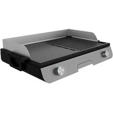 Cecotec PerfectRoast 3000 Elektrische tafelgrill, 3000 W, gemengd kookoppervlak, Rockstone-antiaanbaklaag, regelbare thermostaat, vetopvangbak - Maat PerfectRoast