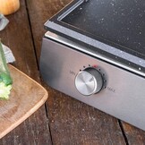 Cecotec PerfectRoast 3000 Elektrische tafelgrill, 3000 W, gemengd kookoppervlak, Rockstone-antiaanbaklaag, regelbare thermostaat, vetopvangbak - Maat PerfectRoast