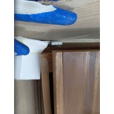 vidaXL Badkamerwandkast 90x45x35 cm massief teakhout