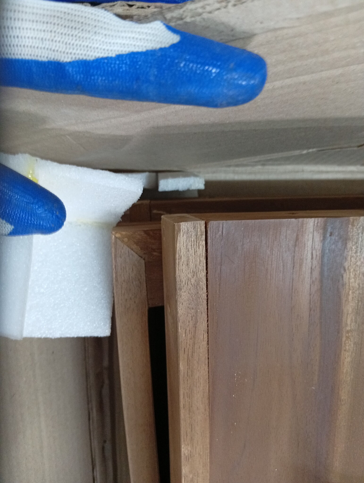 vidaXL Badkamerwandkast 90x45x35 cm massief teakhout
