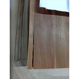 vidaXL Badkamerwandkast 90x45x35 cm massief teakhout