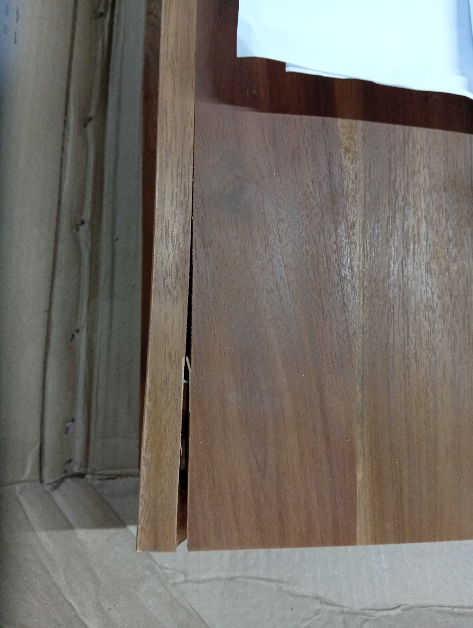 vidaXL Badkamerwandkast 90x45x35 cm massief teakhout