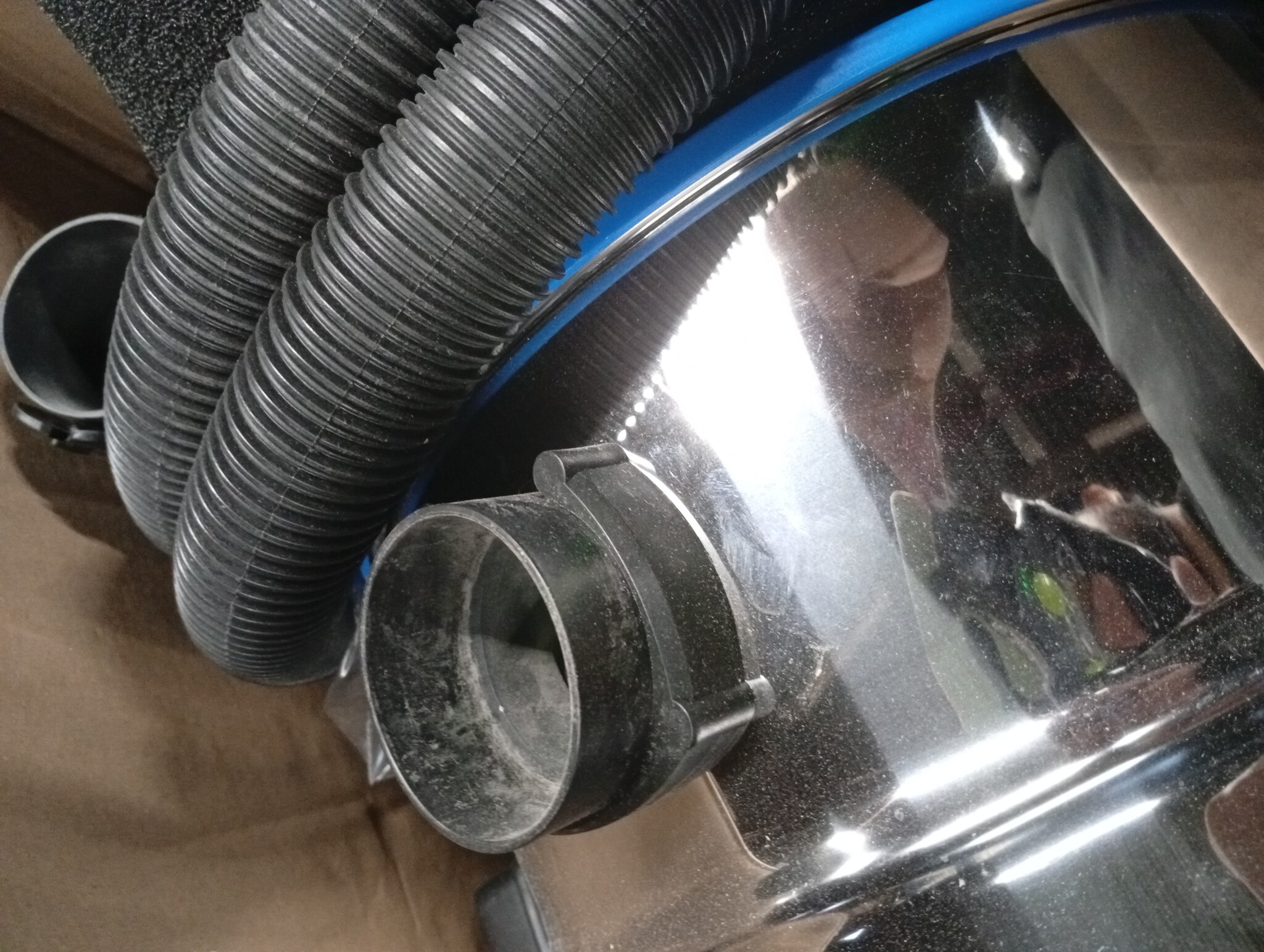 Vacmaster Nat- en droogzuiger 1500W - 30L RVS stofzuiger