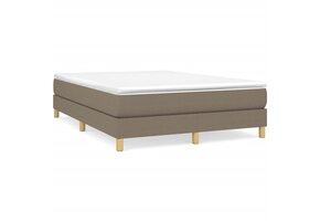 Boxspring Bed Frame Taupe 140x190 cm - 34% Korting