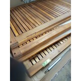 vidaXL Tuinbox 150x50x58 cm massief acaciahout