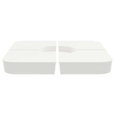 vidaXL 4-delige Set parasolvoeten voor kruisvoet parasol 100 kg PP