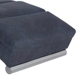 vidaXL Massage chaise longue kunstsuède grijs