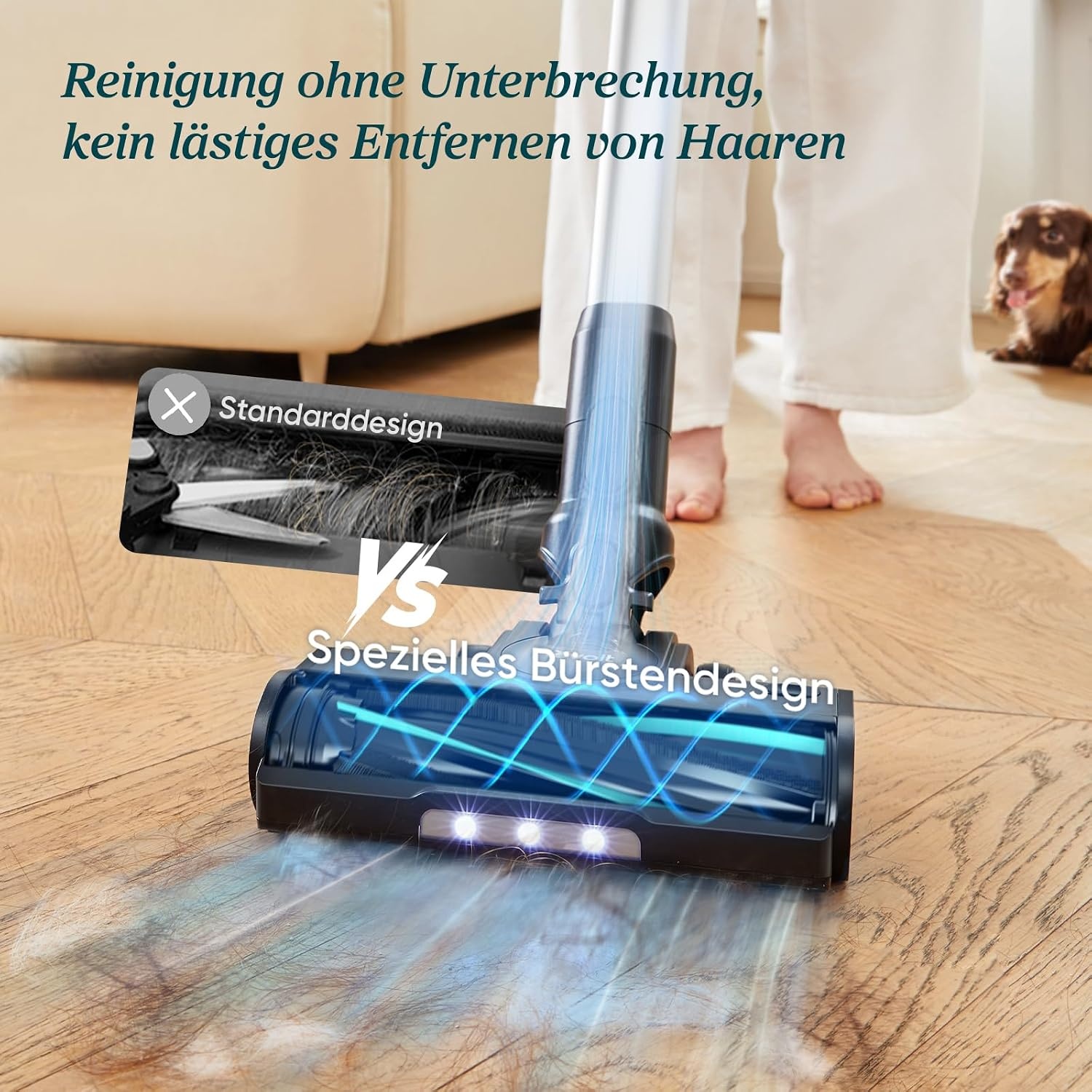 Levoit Accu Steelstofzuiger LVAC 200 MAX - Draadloos - Zwart
