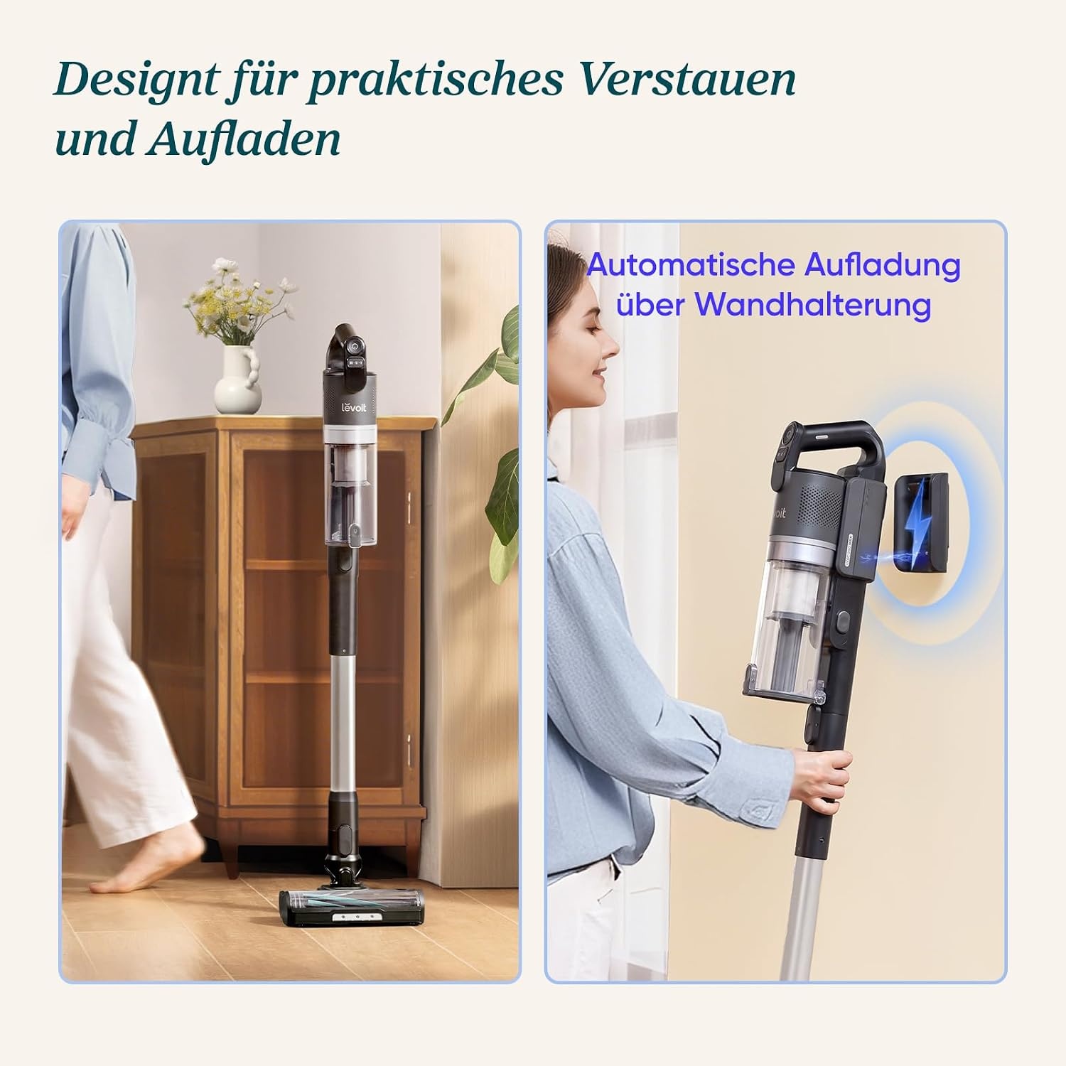 Levoit Accu Steelstofzuiger LVAC 200 MAX - Draadloos - Zwart