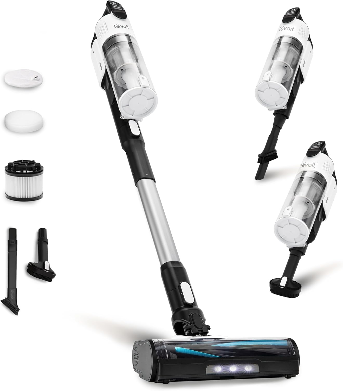 Levoit Accu Steelstofzuiger LVAC 200 MAX - Draadloos - Zwart