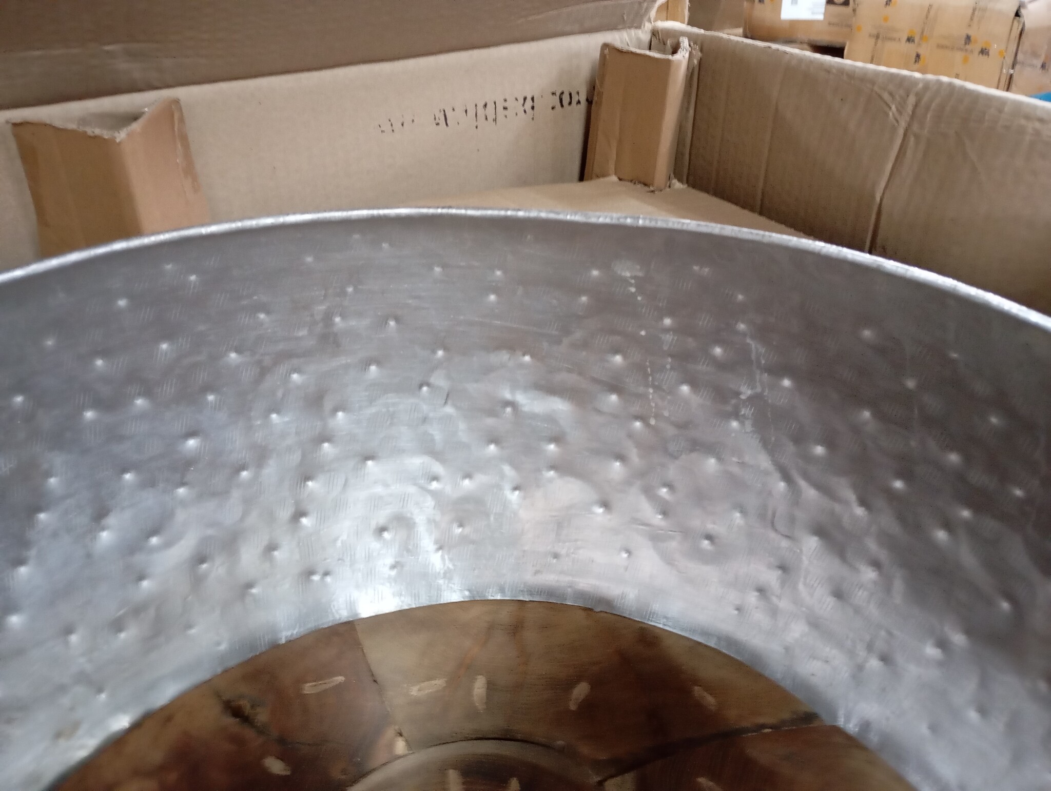 vidaXL Salontafel 60x60x30 cm aluminium teakhout