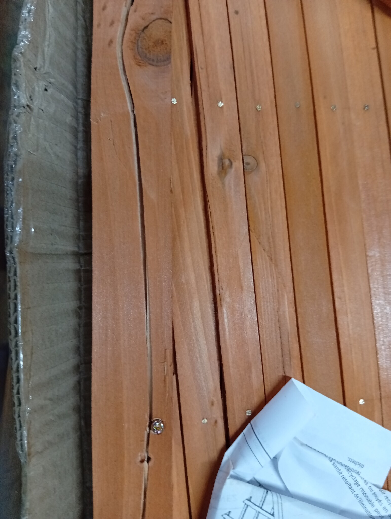 vidaXL Tuinlatwerk 180x100 cm massief vurenhout oranje