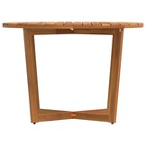 vidaXL Tuintafel rond Ø110x75 cm massief acaciahout