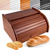 Creative Home Broodtrommel van Beukenhout - Bruin - 40 x 27,5 x 18,5 cm