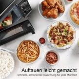Galanz Solo-magnetron 20L P70T20L-VB, 700W magnetron met 6 vermogensniveaus, 0 tot 30 minuten timer, eenvoudige reiniging met glazen draaiplaat, zwart