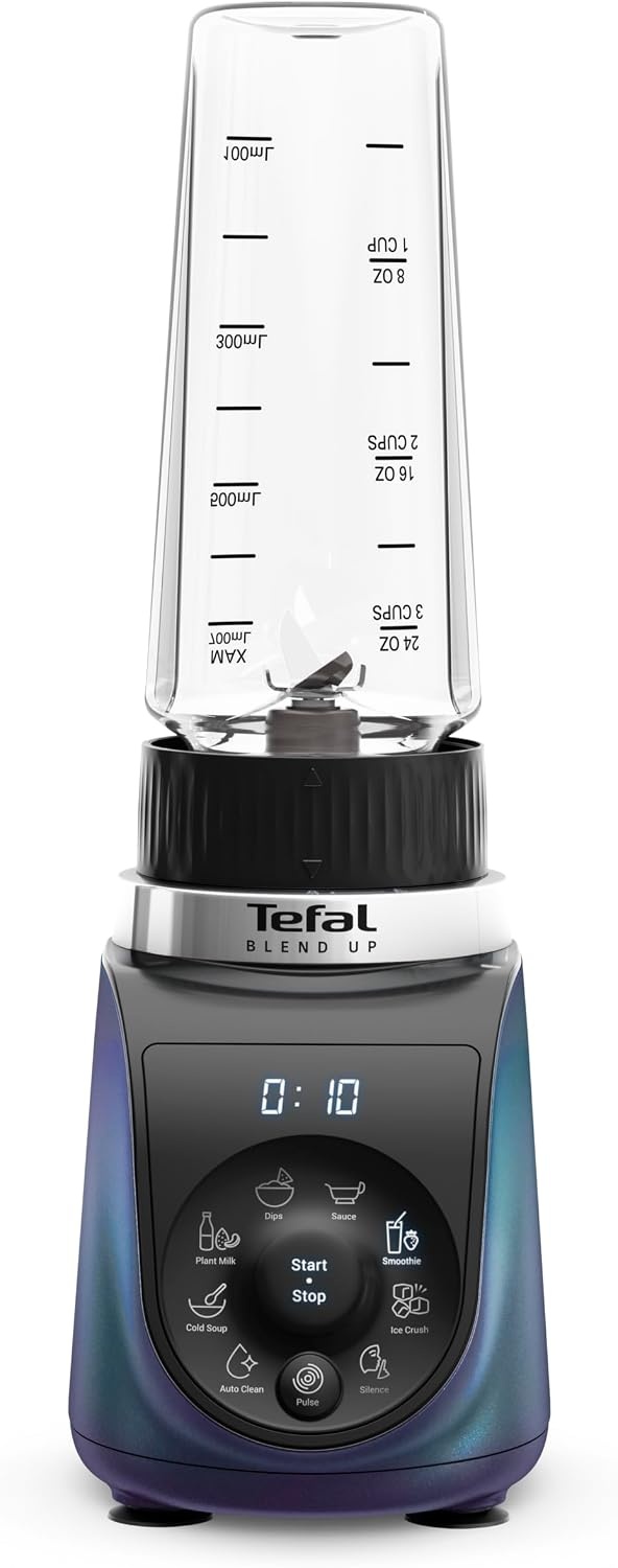 Tefal BL19H4 Blend Up Mini Blender - 1000W - Boreal Blue - 700 ml