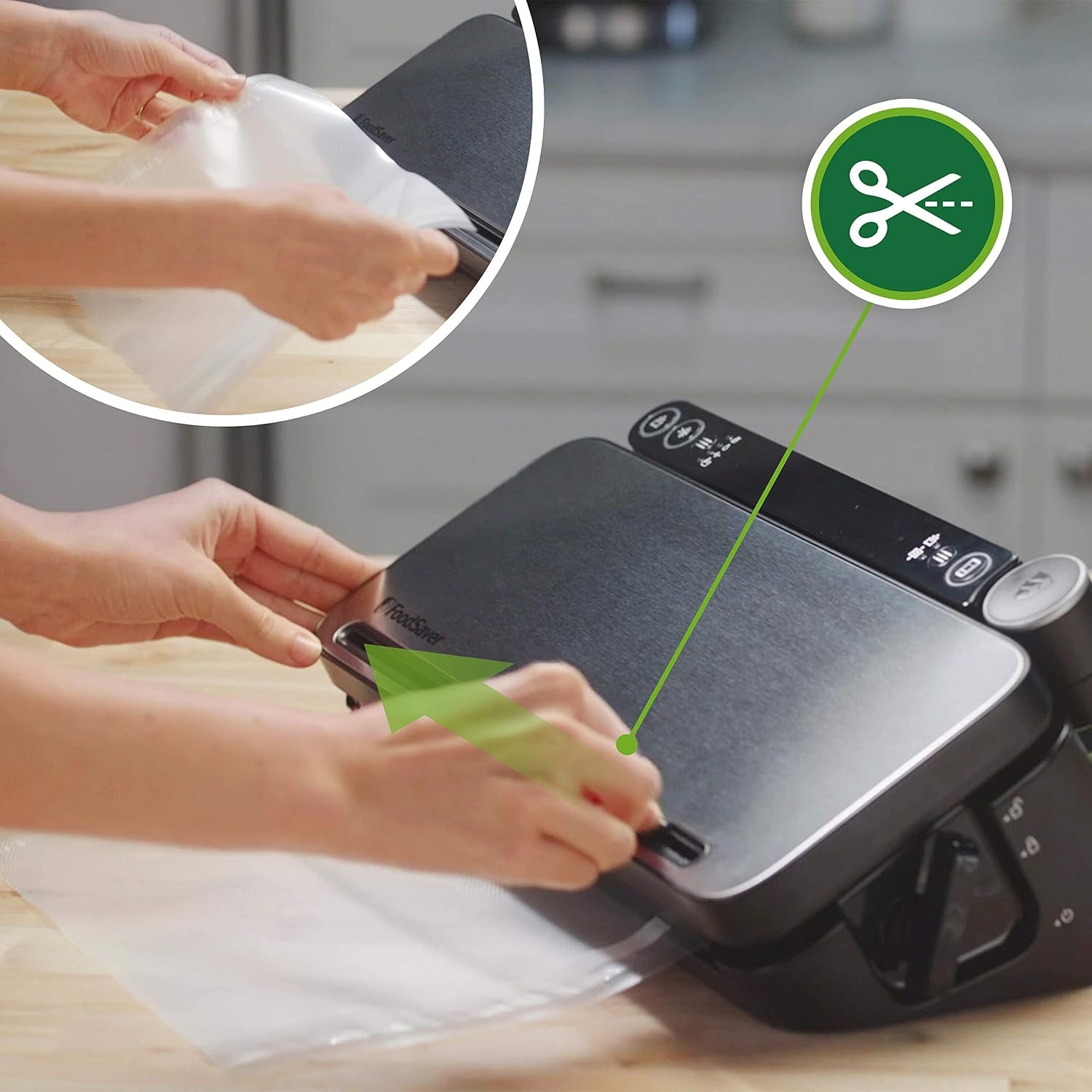 FoodSaver VS3190X Vacuümmachine - RVS - Inclusief rollen, zakken en handmatige accessoire