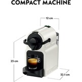Nespresso Inissia by Krups, Original koffiemachine, XN1001, Wit