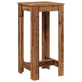 vidaXL Bartafel 51x50x103,5 cm bewerkt hout oud houtkleurig