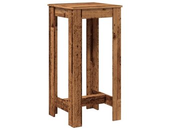 vidaXL Bartafel 51x50x103,5 cm bewerkt hout oud houtkleurig
