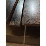vidaXL Bartafel 51x50x103,5 cm bewerkt hout oud houtkleurig