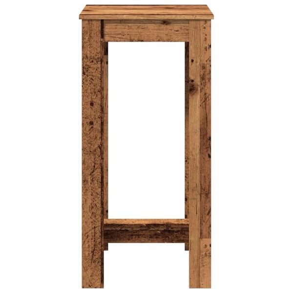 vidaXL Bartafel 51x50x103,5 cm bewerkt hout oud houtkleurig