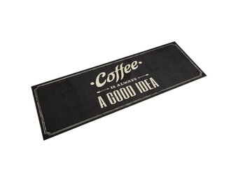 Wasbare Keukenmat Koffieprint 60x180 cm Fluweel - 38% Korting
