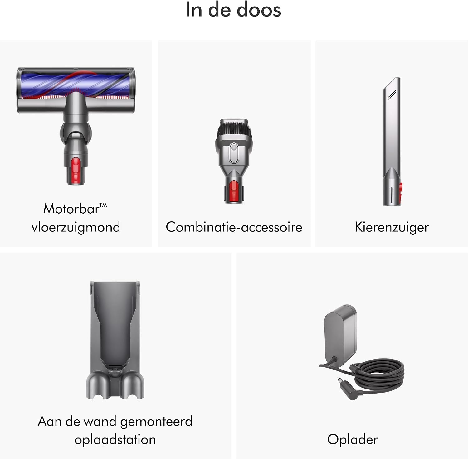 Dyson V8 Advanced draadloze steelstofzuiger (zilver/nikkel)