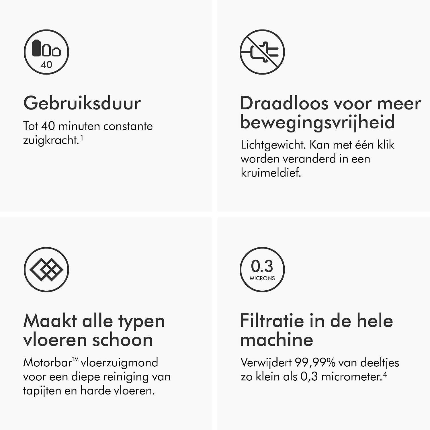 Dyson V8 Advanced draadloze steelstofzuiger (zilver/nikkel)