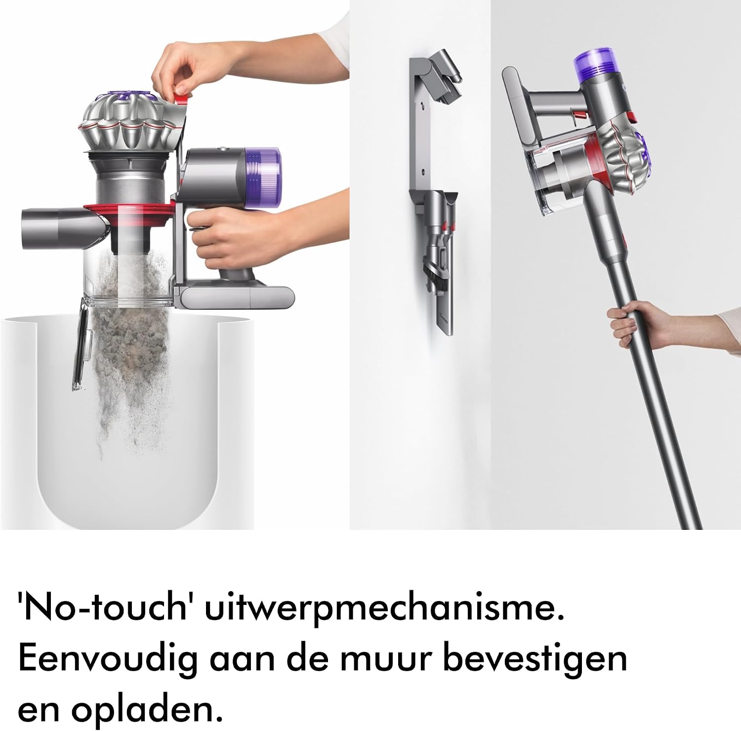 Dyson V8 Advanced draadloze steelstofzuiger (zilver/nikkel)
