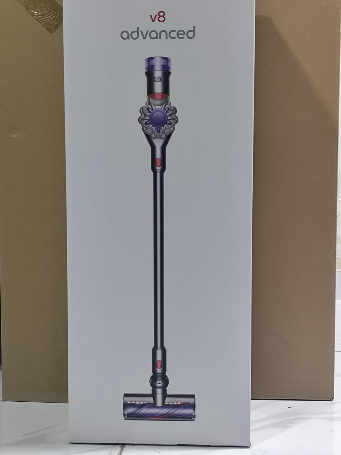 Dyson V8 Advanced draadloze steelstofzuiger (zilver/nikkel)