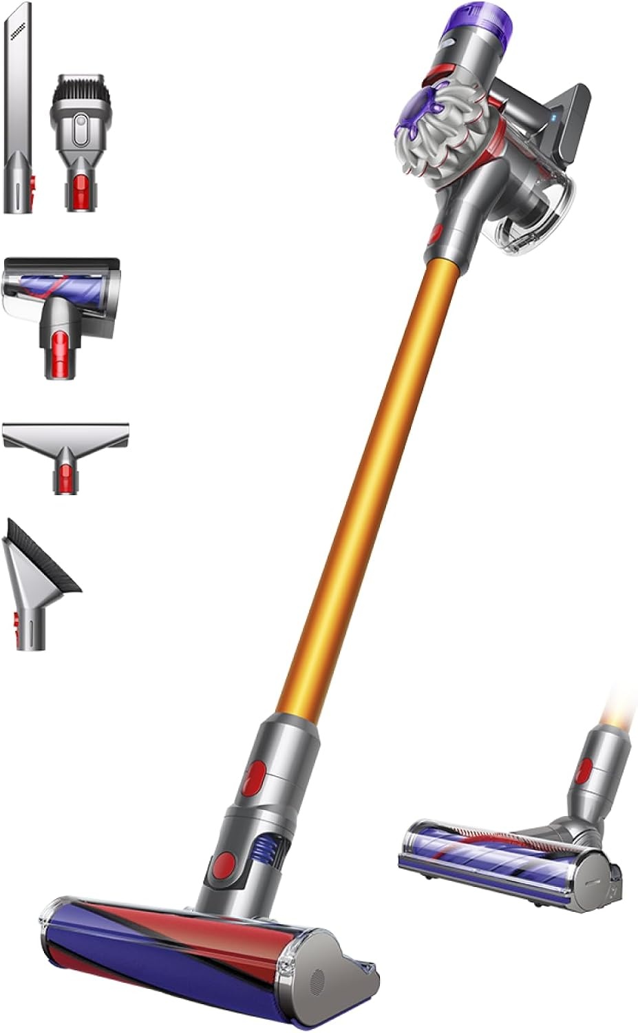 Dyson V8 Advanced draadloze steelstofzuiger (zilver/nikkel)
