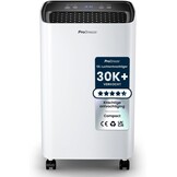 Pro Breeze Compacte Luchtontvochtiger 12L per dag - Wit - 2 Liter Watertank