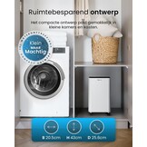 Pro Breeze Compacte Luchtontvochtiger 12L per dag - Wit - 2 Liter Watertank