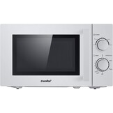 Comfee CMSN 20 si magnetron, solo-magnetron met 5 standen, binnenverlichting, easy derost, 360° draaiplateau, twee draaiknoppen, 20 l/700 W, zilver
