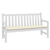 vidaXL Tuinbankkussen 150x50x3 cm oxford stof crèmekleurig