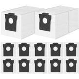 12 Stuks Stofzuigerzakken Compatibel met Dreame L20/X40/X50 Ultra Complete