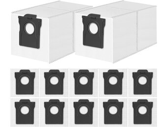 12 Stuks Stofzuigerzakken Compatibel met Dreame L20/X40/X50 Ultra Complete