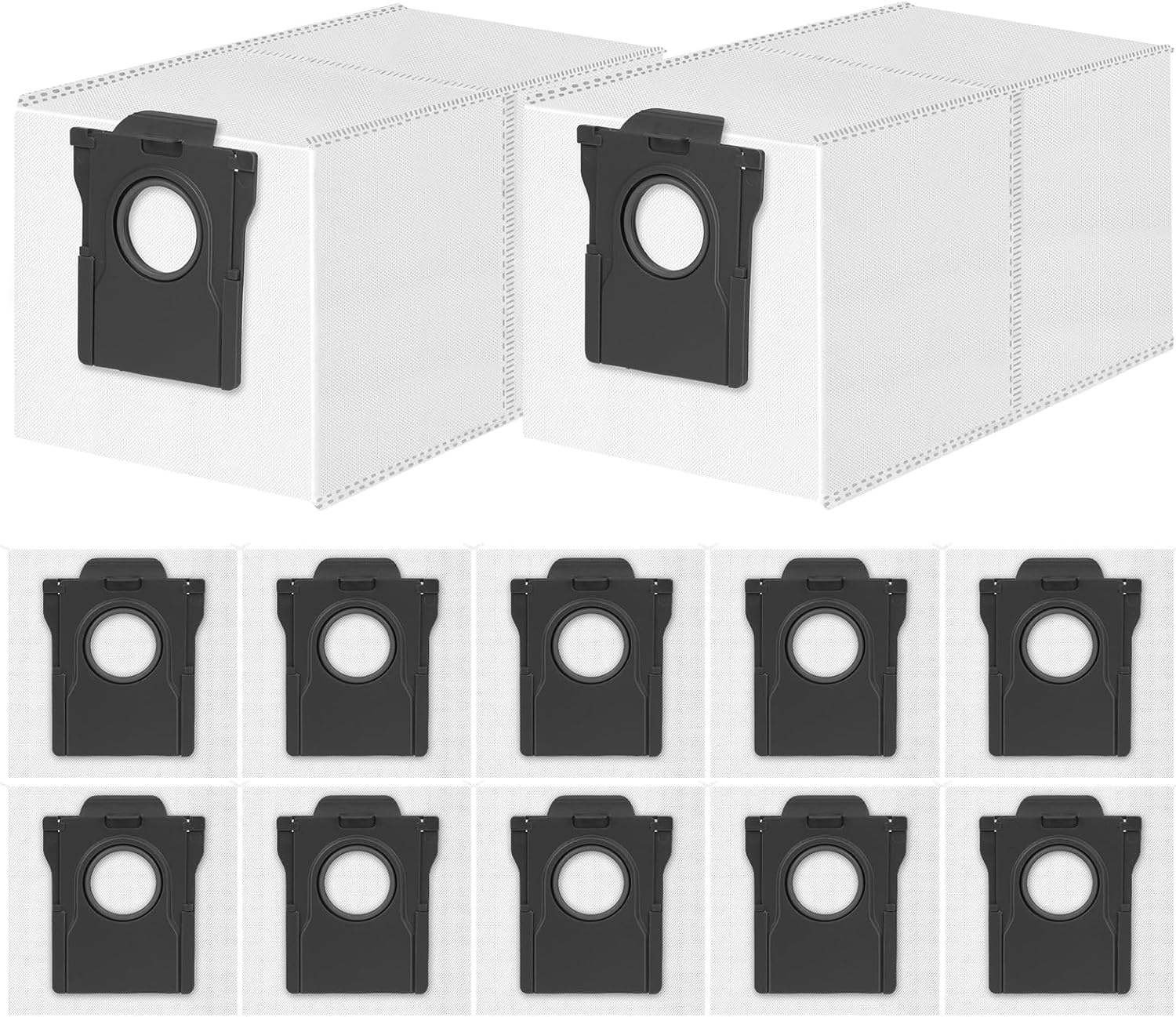 12 Stuks Stofzuigerzakken Compatibel met Dreame L20/X40/X50 Ultra Complete