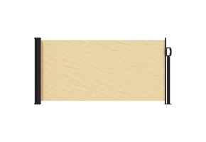 Zijscherm 100x500cm Polyester Zand - 34% Korting