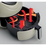 Ariete 4618 Airy Fryer XXL - luchtfriteuse - frituren 2,5 kg friet - 7 liter - koken zonder olie en vet - 1800 Watt - Beige