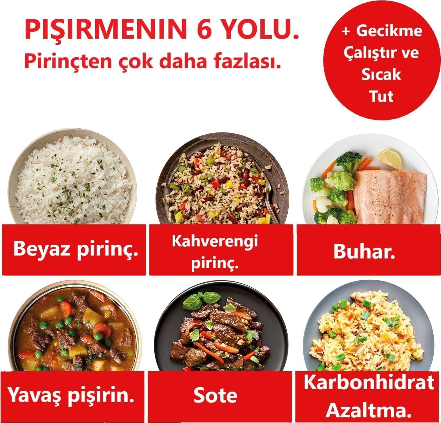 Instant Pot Rijstkoker & stoompan, 5 l (20 kopjes), anti-aanbakkookpan, vaatwasmachinebestendig, stoominzet van roestvrij staal, maatbeker, rijstlepel, met zachte en auté-functie