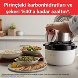 Instant Pot Rijstkoker & stoompan, 5 l (20 kopjes), anti-aanbakkookpan, vaatwasmachinebestendig, stoominzet van roestvrij staal, maatbeker, rijstlepel, met zachte en auté-functie