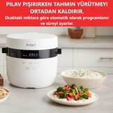 Instant Pot Rijstkoker & stoompan, 5 l (20 kopjes), anti-aanbakkookpan, vaatwasmachinebestendig, stoominzet van roestvrij staal, maatbeker, rijstlepel, met zachte en auté-functie