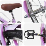 vidaXL Kinderfiets 18 Inch voor 5-7 jaar Paars