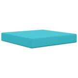 vidaXL Buiten bankkussen Polyester Turquoise 60 x 60 cm