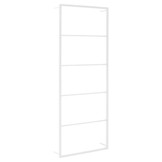 vidaXL Handdoekenrek 45x10x115 cm staal wit